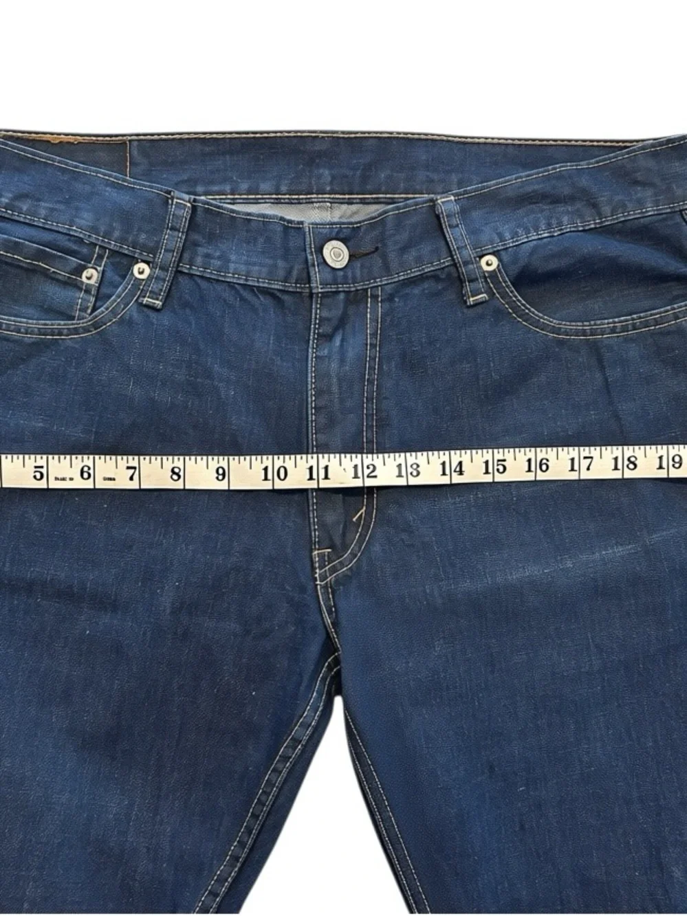 New W/O Tags Levi’s 514 Boot Cut Jeans Men's 36x30 Blue Dark Wash Denim